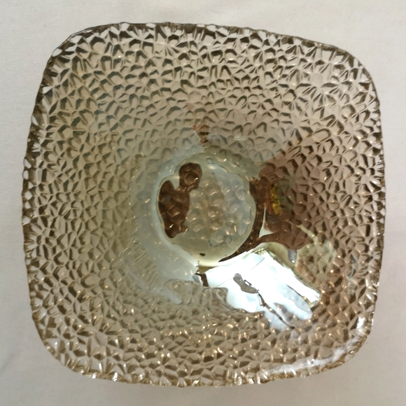 Gorgeous Set of 4 Side Plates & 4 Bowls, Hand-made & Hand-pebbled in Turkey - Picture 6 of 9